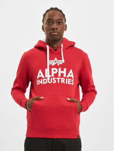 Alpha Industries / Hoody Foam Print in rood