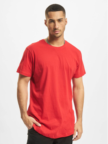 Urban Classics Heren Tshirt -XS- Shaped Long Rood