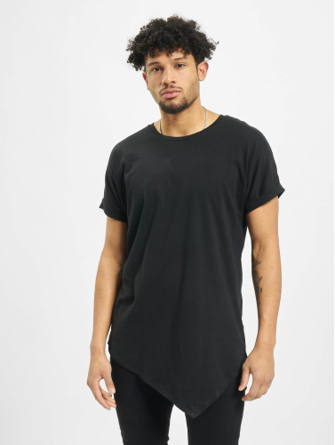 Urban Classics / t-shirt Asymetric Long in zwart