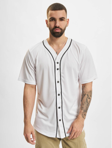 Urban Classics / overhemd Baseball Mesh in wit