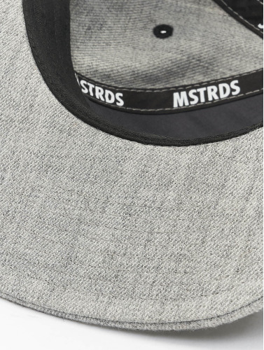 MSTRDS / snapback cap E Letter in grijs