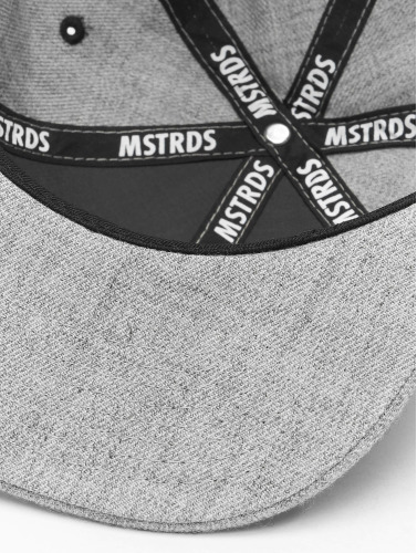 MSTRDS / snapback cap G Letter in grijs