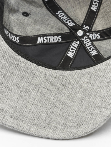 MSTRDS / snapback cap R Letter in grijs
