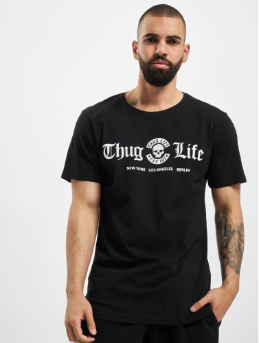 Mister Tee / Tall Tees Thug Life Cities in zwart