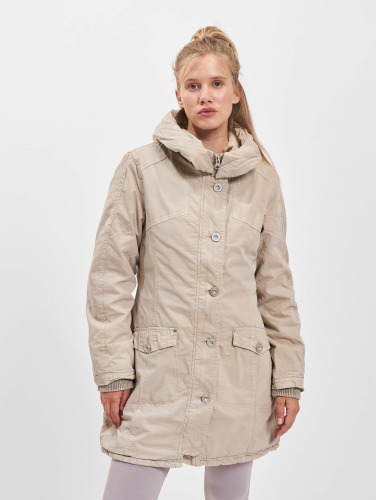 Urban Classics / Parka Garment Washed Long in beige