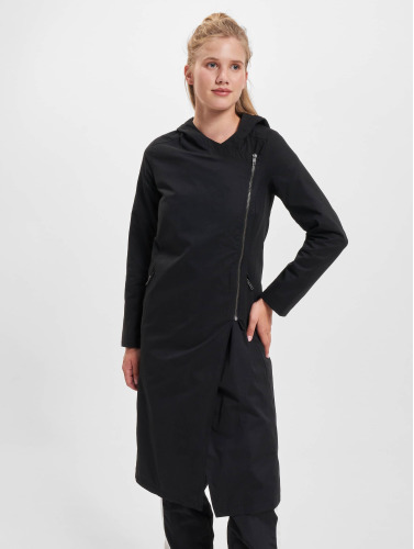 Urban Classics / Parka Ladies Peached Long Asymmetric in zwart