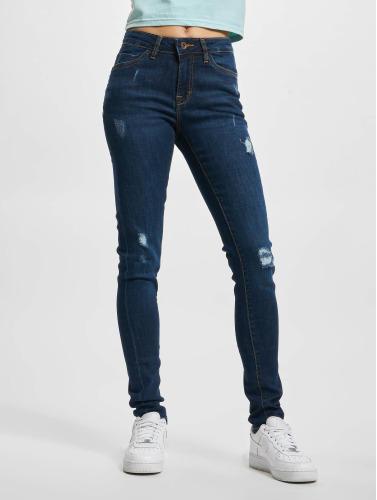Urban Classics / Skinny jeans Ripped Denim in blauw