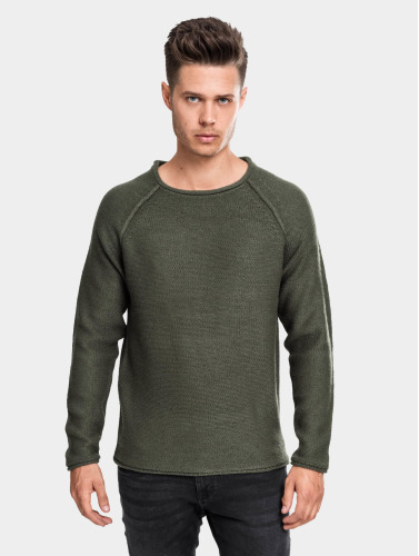Urban Classics Sweater/trui -M- Raglan Wideneck Groen