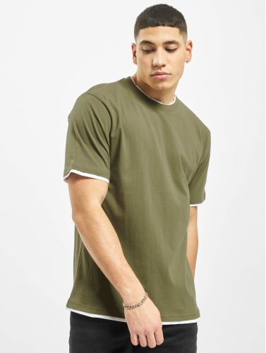 DEF / t-shirt Basic in olijfgroen