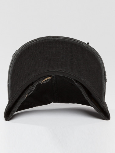 Flexfit / snapback cap Low Profile Destroyed in zwart
