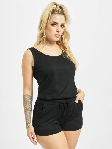 Urban Classics / jumpsuit Ladies Melange Hot in zwart