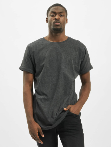 Urban Classics / t-shirt Long Shaped Turnup in grijs