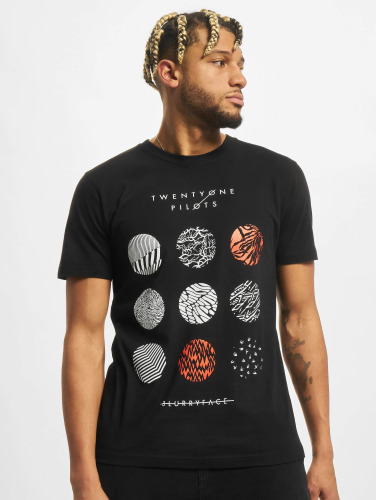 Mister Tee / t-shirt Twenty One Pilots Pattern Circles in zwart