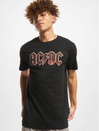 Mister Tee / t-shirt AC/DC Voltage in zwart