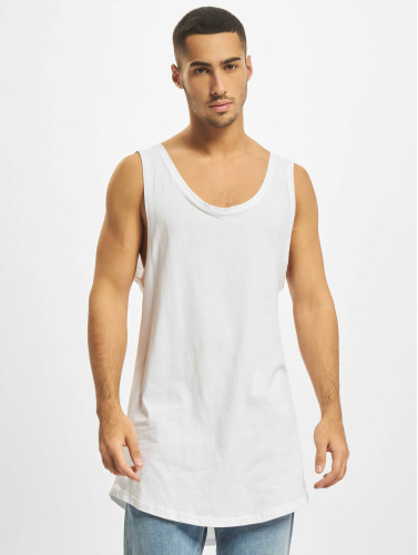 DEF / Tanktop Basic Long in wit