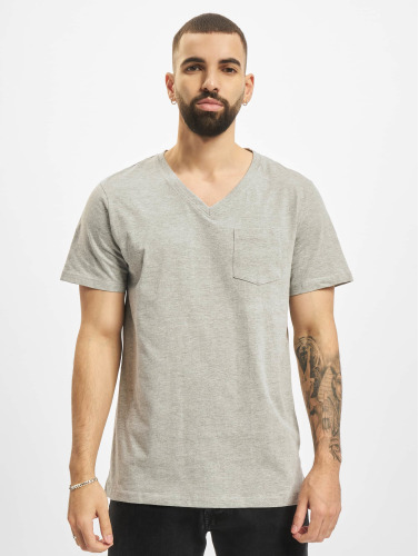 DEF / t-shirt V-Neck in grijs