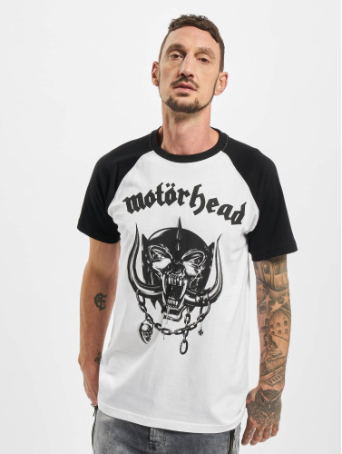 Merchcode Motorhead Heren Tshirt -XL- Motörhead Everything Louder Raglan Wit/Zwart