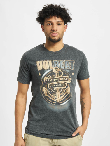 Merchcode / t-shirt Volbeat Seal The Deal in grijs