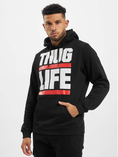 Thug Life Basic / Hoody Block Logo in zwart