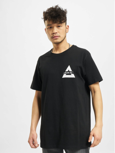 Mister Tee / t-shirt Triangle in zwart