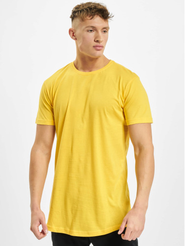 Urban Classics Heren Tshirt -XS- Shaped Long Geel