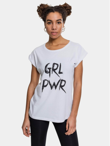 Mister Tee / t-shirt GRL PWR in wit