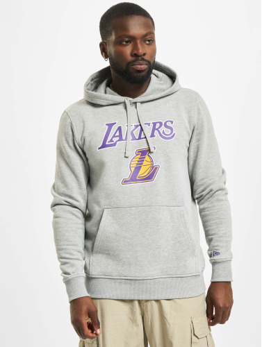 Uniseks Hoodie New Era LA Lakers Grijs
