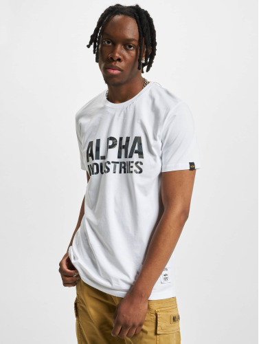 Alpha Industries / t-shirt Camo Print in wit