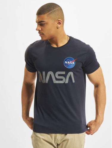 Alpha Industries / t-shirt NASA Reflective in blauw