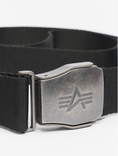 Alpha Industries / riem Buckle Belt in zwart