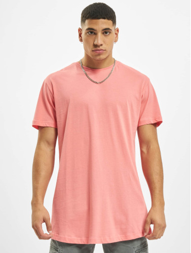Urban Classics Heren Tshirt -S- Shaped Long Roze
