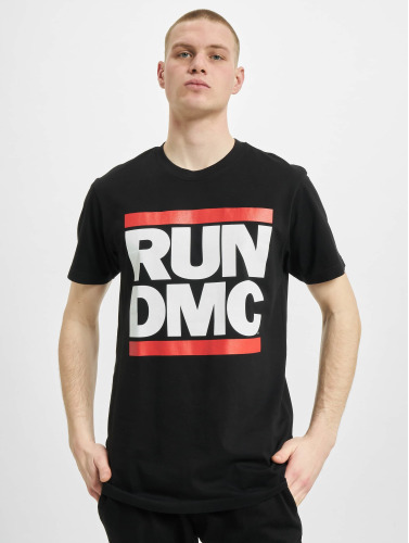 Mister Tee / t-shirt Run DMC Logo in zwart