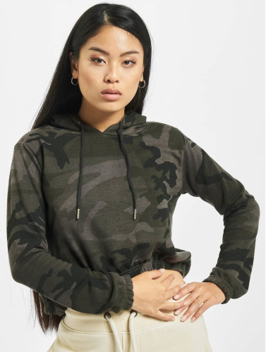 Urban Classics / Hoody Camo Cropped in camouflage