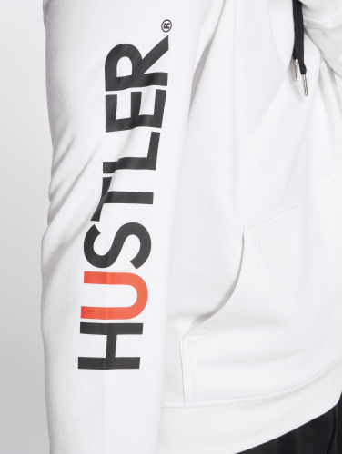 Merchcode / Hoody Hustler Logo in wit