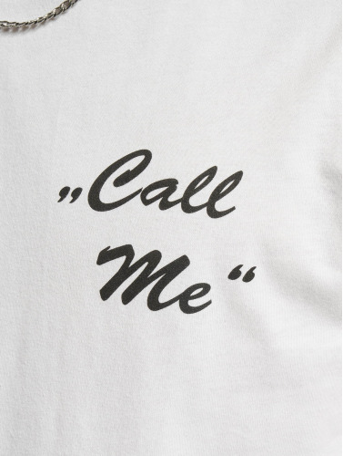 Mister Tee / t-shirt Call Me in wit