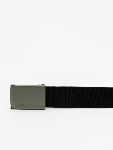 Urban Classics Canvas riem Basic Zwart