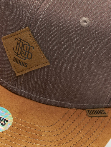 Djinns / snapback cap 6p Linen 2015 in bruin