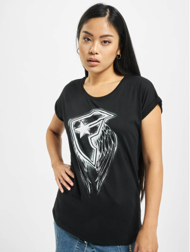 Famous Stars and Straps / t-shirt Ladies Wings in zwart