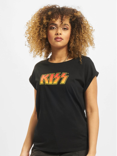 Merchcode Kiss Dames Tshirt -L- KISS Zwart