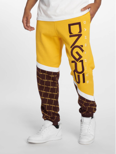 Dangerous DNGRS / joggingbroek Woody in geel