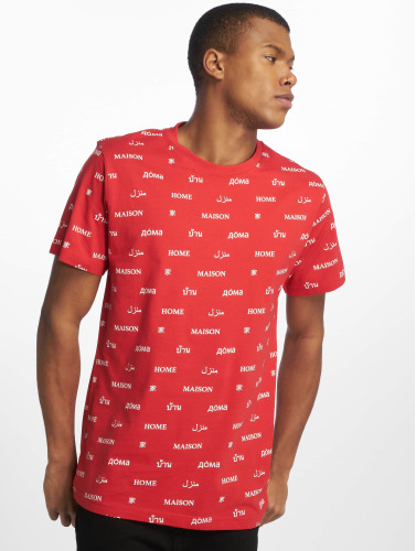 Mister Tee / t-shirt Home in rood