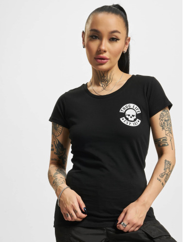 Thug Life / t-shirt Nikki in zwart