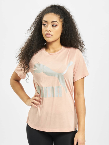 Puma / t-shirt Classics Logo in pink