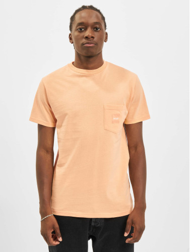 HUF / t-shirt Box Logo Pocket in oranje