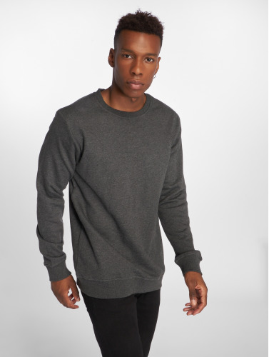 Urban Classics Sweater/trui -4XL- Basic Terry Crew Grijs