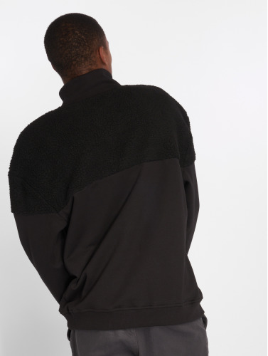 Urban Classics / trui Oversize Sherpa in zwart