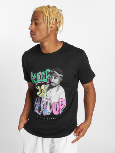 Mister Tee / t-shirt Tupac Keep Ya Head Up in zwart