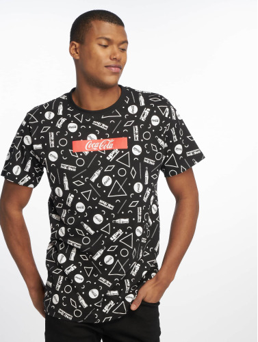 Merchcode / t-shirt Coca Cola Aop Box Logo in zwart