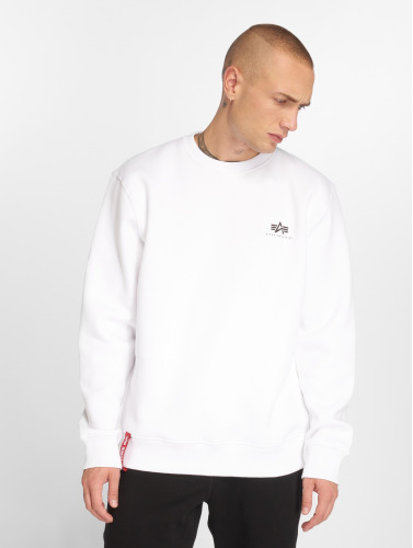 Alpha Industries / trui Basic Small Logo in wit