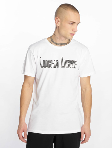 Merchcode / t-shirt Lucha Libre in wit